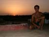 Luc et le coucher de soleil sur Side
